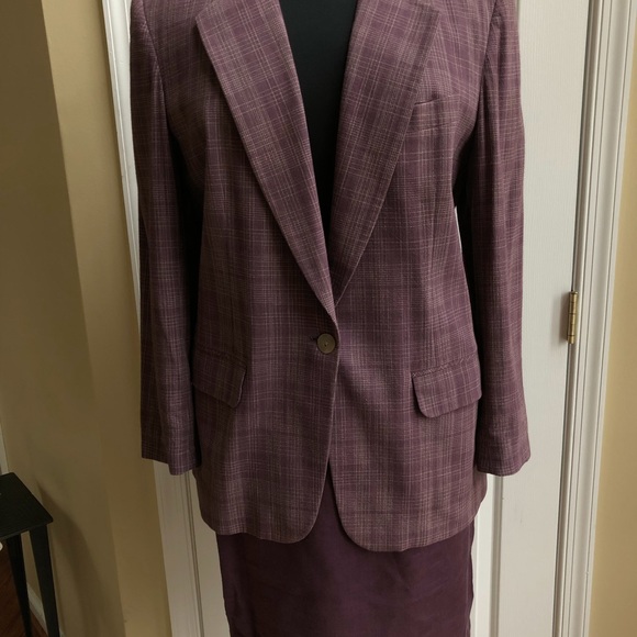 JHCollectibles 2-pc Linen Skirt Suit, Sz 14/16 - Picture 1 of 7